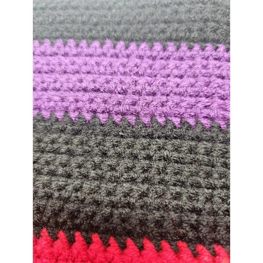 New Handmade Crochet‎ / Knitted Baby Afghan Lap/Wrap/Throw 28.5